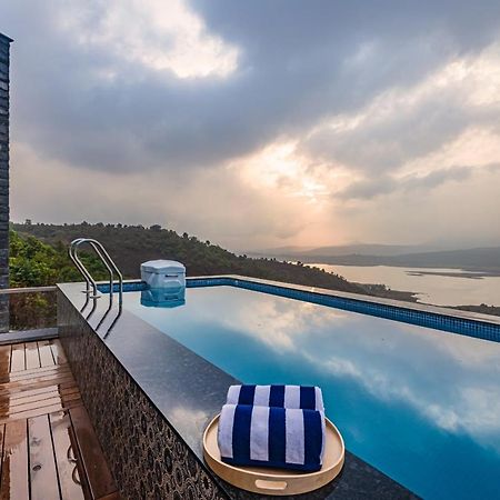 Saffronstays Kaia Waters By Kosha Villas, Pawna - Greek Style Villa With Panoramic View Of Pawna Lake Kolvan Exterior foto