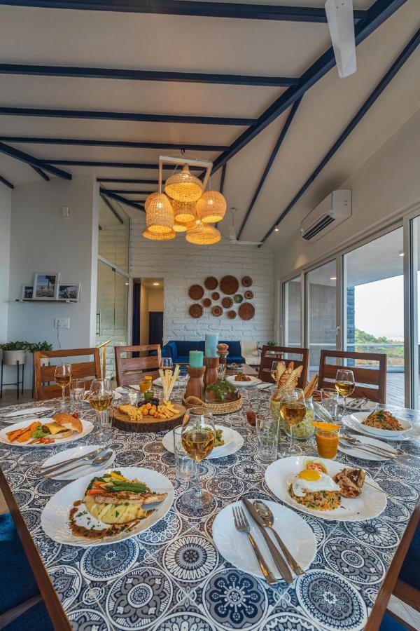 Saffronstays Kaia Waters By Kosha Villas, Pawna - Greek Style Villa With Panoramic View Of Pawna Lake Kolvan Exterior foto