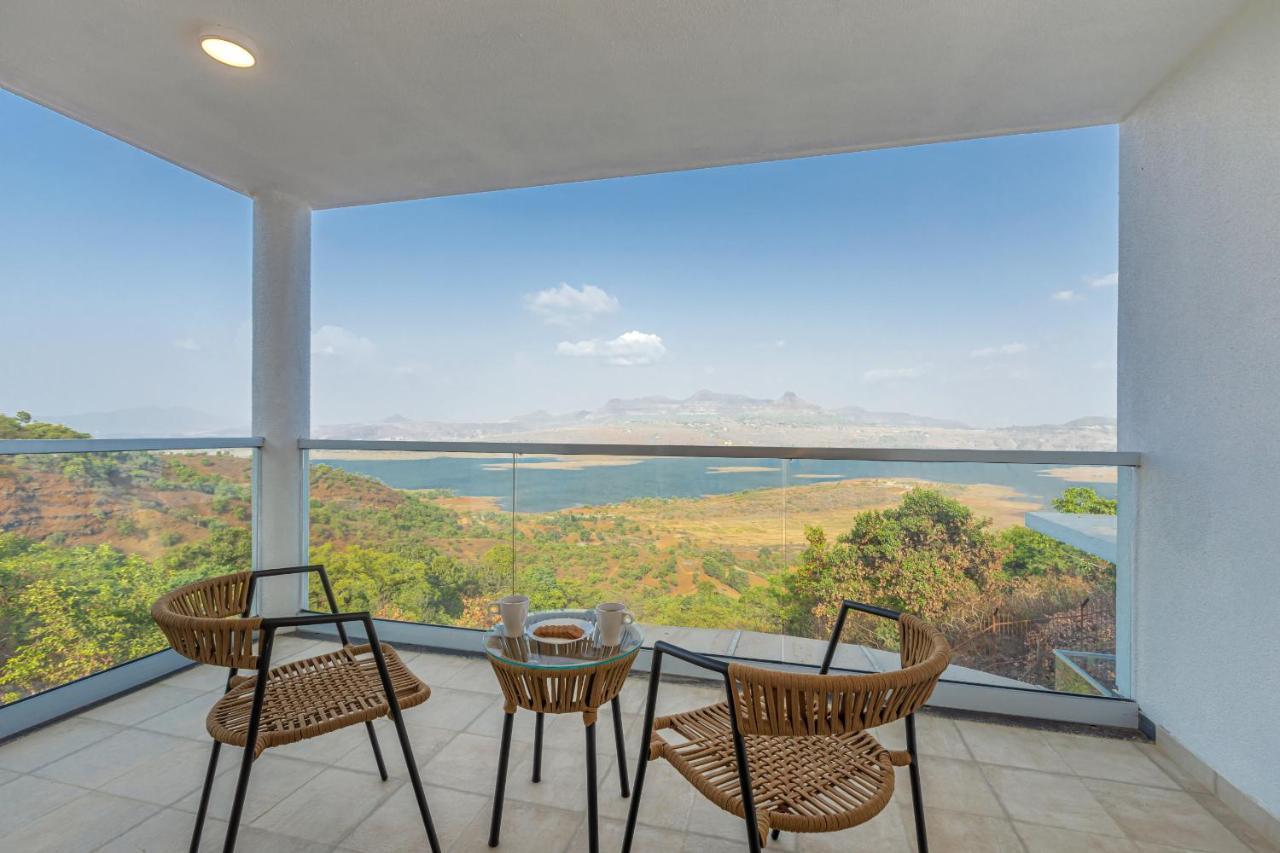 Saffronstays Kaia Waters By Kosha Villas, Pawna - Greek Style Villa With Panoramic View Of Pawna Lake Kolvan Exterior foto